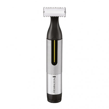 Remington Omniblade Hybrid Face and Body Stubble Waterproof Rechargeable Shaver with Precision Dial Comb and Micro