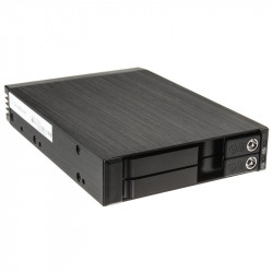 Silverstone SST-FS202B 3,5 Zoll Hot-Swap für 2x 2,5 Zoll HDD/SSD