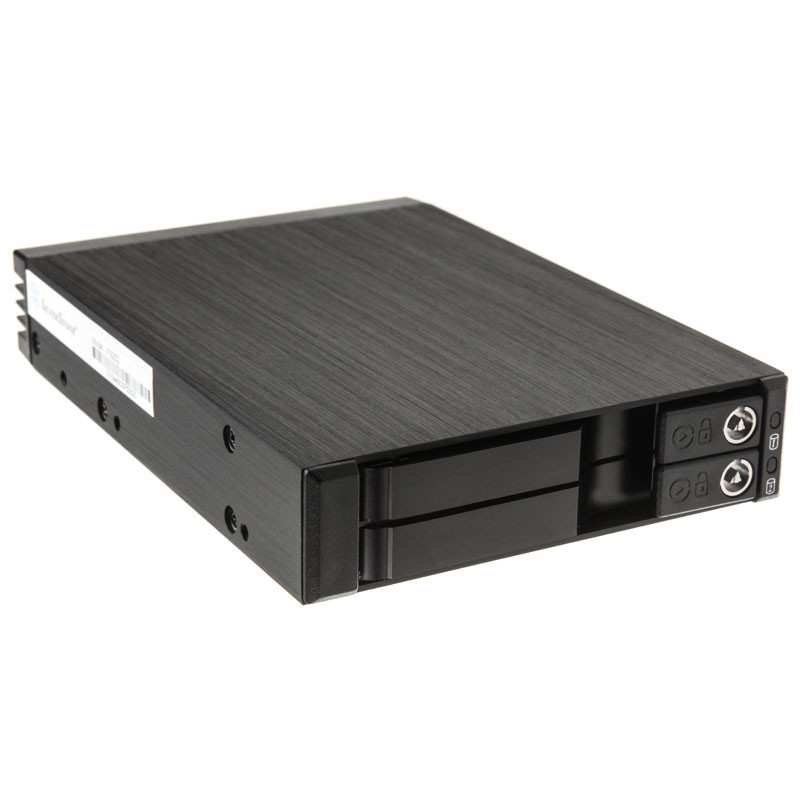 Silverstone SST-FS202B 3,5 Zoll Hot-Swap für 2x 2,5 Zoll HDD/SSD