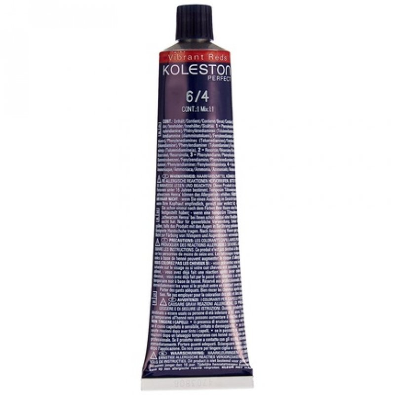 Wella Professionals Koleston Perfect Permanent Creme Hair Color 60ml 6/4 Dark Blonde Red