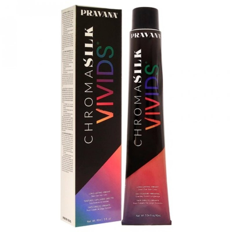 Pravana ChromaSilk Vivids Smokey Silver Hair Color Unisex 3oz