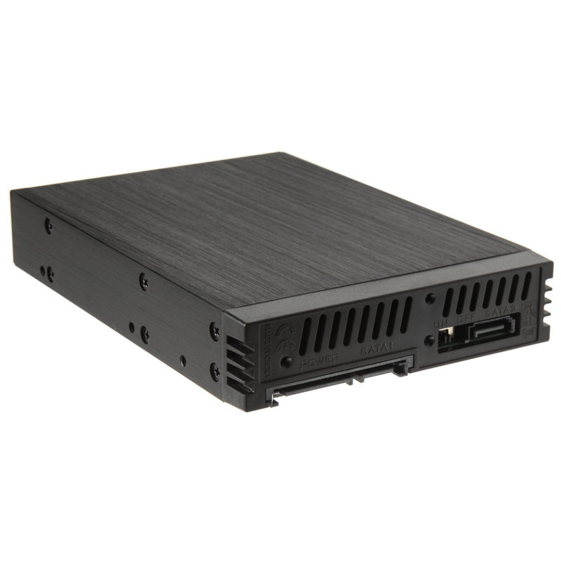 Silverstone SST-FS202B 3,5 Zoll Hot-Swap für 2x 2,5 Zoll HDD/SSD