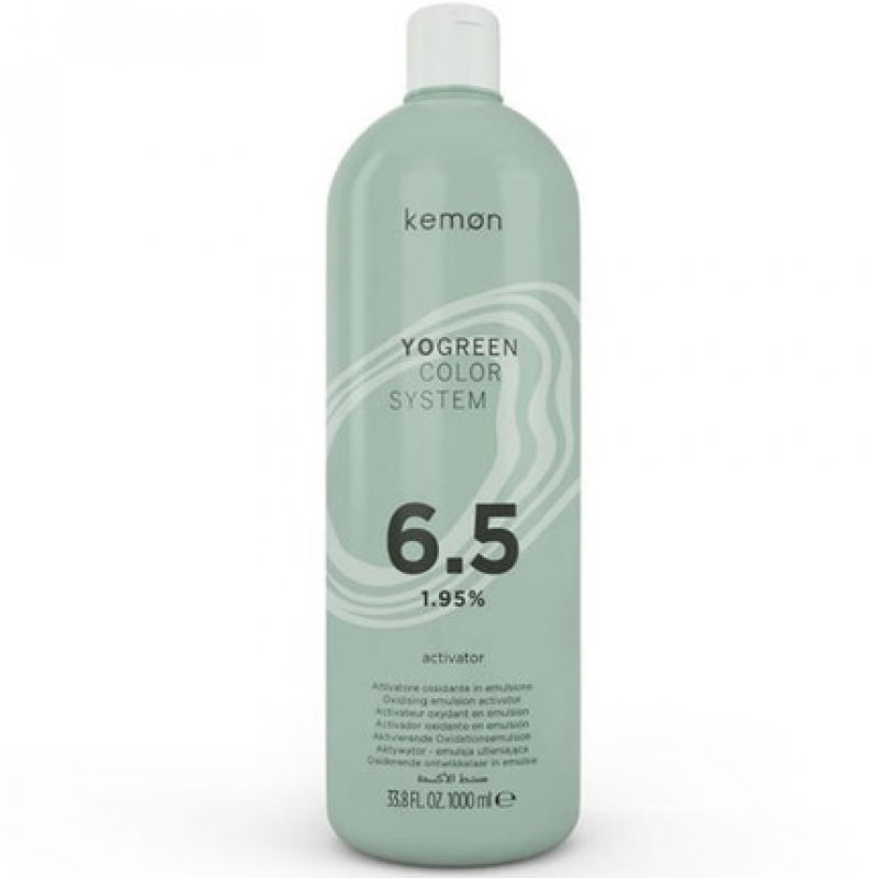 Kemon Yo Green Developer 6.5 Volume 1.95% Cream Activator 33.8oz 1000ml