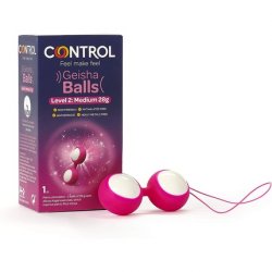 Control Geisha Balls Level II Chinese Balls for Revitalizing Floors with 2 Detachable Balls 28g - Training Device for