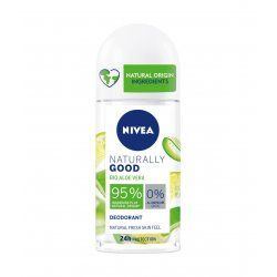 Nivea Naturally Good Aloe Vera Deodorant Roll-On 50ml
