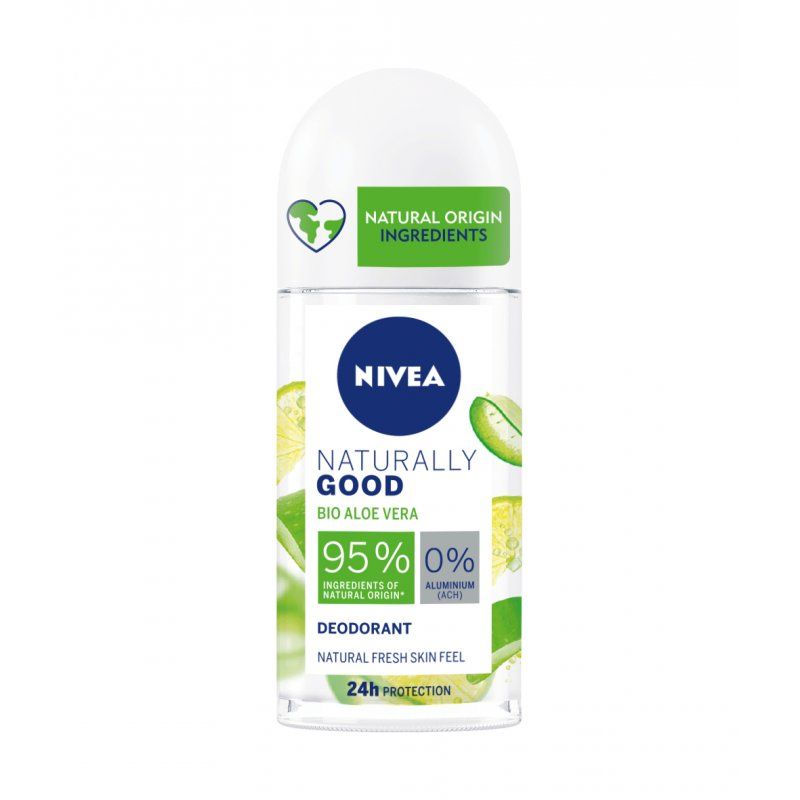 NIVEA Déodorant Femme Bille Naturally Good Aloe Vera Bio 50 ml