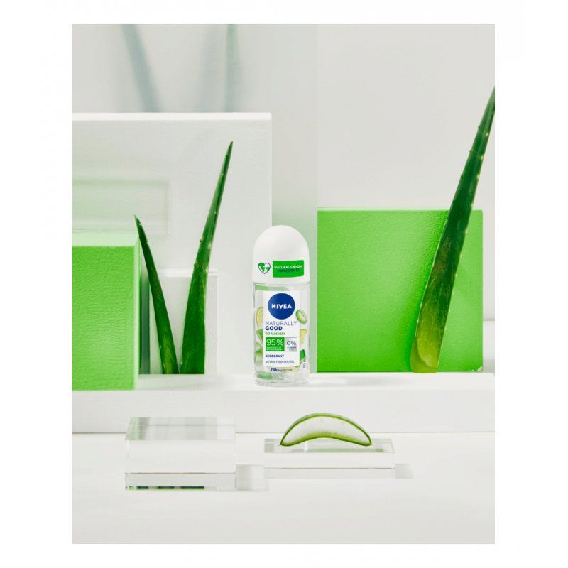Nivea Naturally Good Aloe Vera Deodorant Roll-On 50ml
