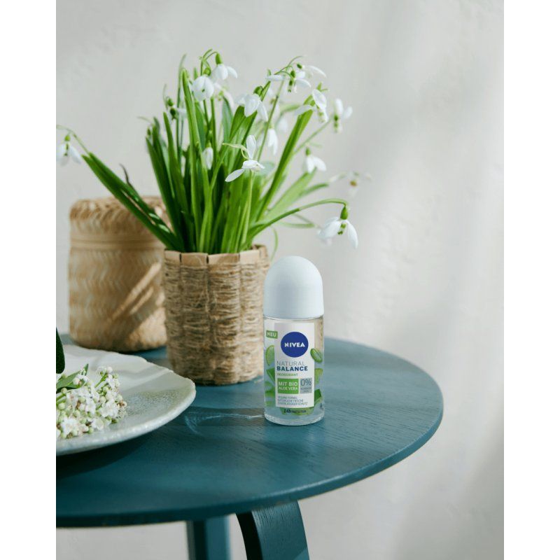 NIVEA Déodorant Femme Bille Naturally Good Aloe Vera Bio 50 ml