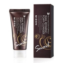 [Mizon] Snail Repairing Foam Cleanser with Snail Extract 60ml - Face Cleanser for Pores and Blackheads with