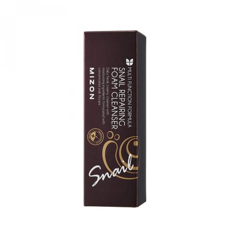 [Mizon] Snail Repairing Foam Cleanser with Snail Extract 60ml - Face Cleanser for Pores and Blackheads with