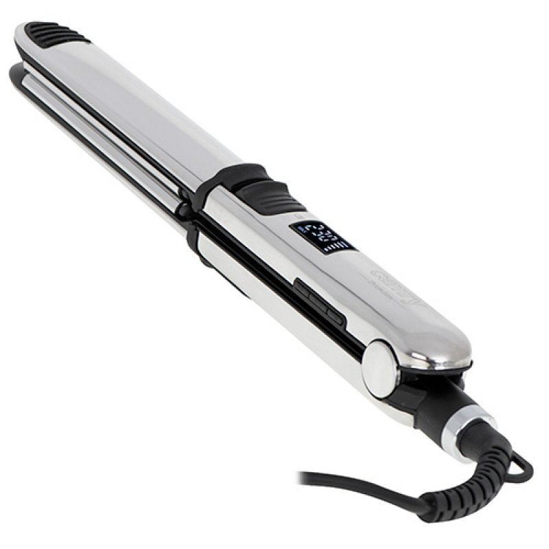 CAMRY CR 2320 Hair Straightener with Titanium Plates LCD Display Temperature Control 130-230°C - PTC Heating Technology