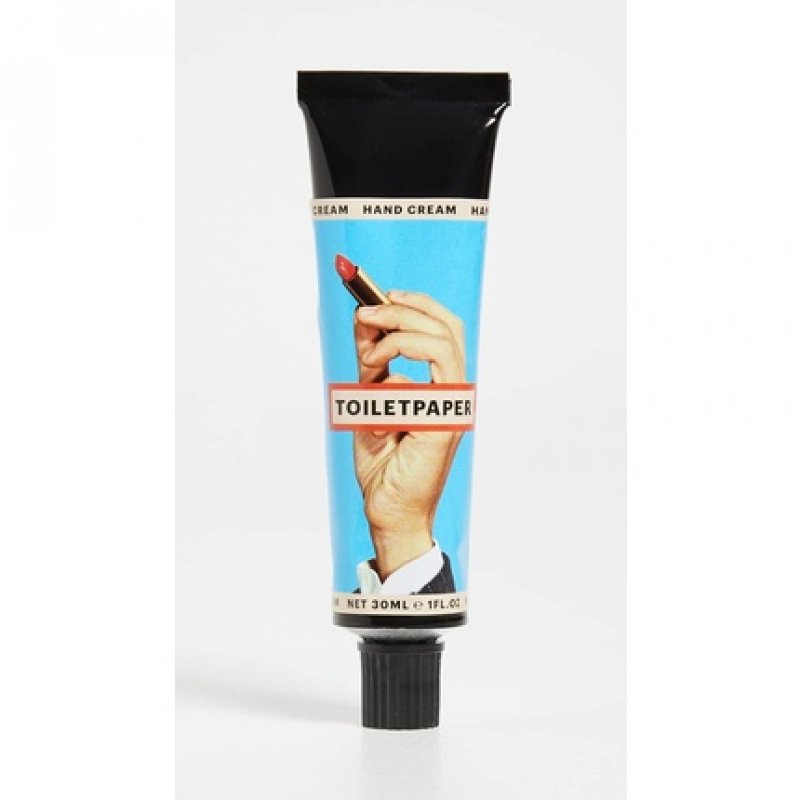 TOILETPAPER Beauty Women's A Tube To Carry with You Hand Cream Beeswax and Sweet Almond 1.0 oz