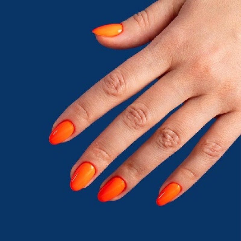Semilac 446 YOLO Orange Nail UV Gel Polish 7ml