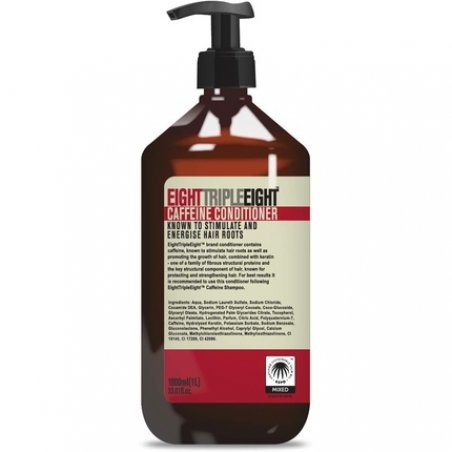 Triple Eight Caffeine Conditioner Energize and Stimulate Hair Roots 1 Liter