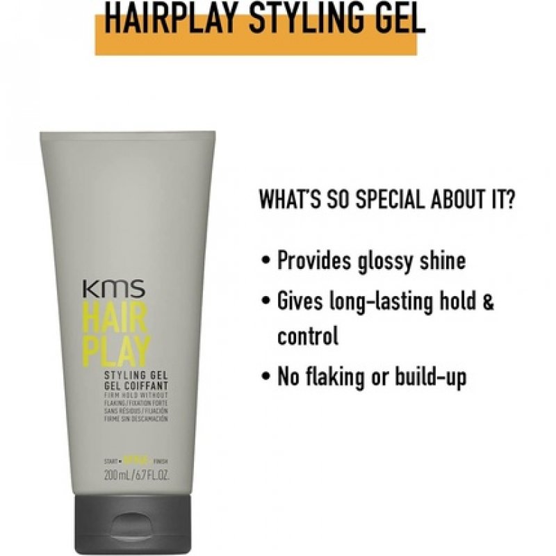 KMS California Hair Play Styling Gel Firm Hold Without Flaking