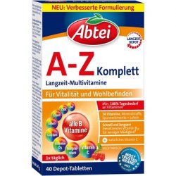 Abtei A-Z Complete Long-Term Multivitamins 40 Depot Tablets
