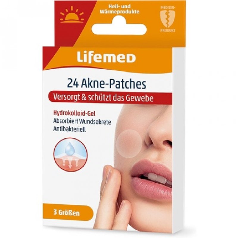 Lifemed Acne Patches Transparent 3 Sizes for Clear Skin