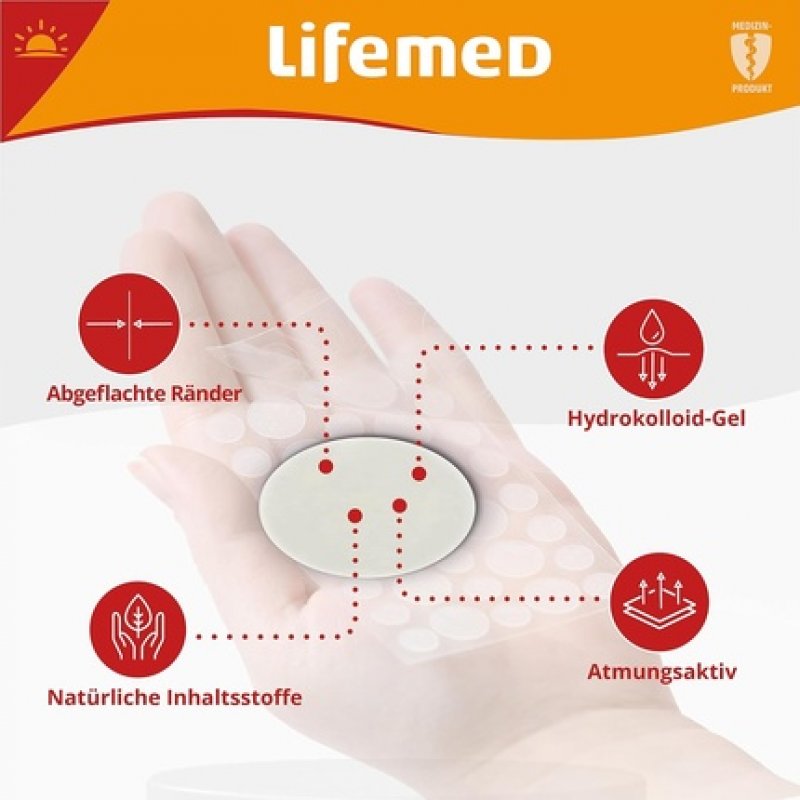 Lifemed Acne Patches Transparent 3 Sizes for Clear Skin