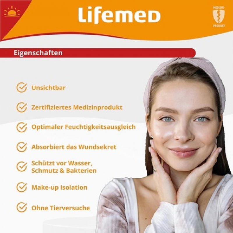 Lifemed Acne Patches Transparent 3 Sizes for Clear Skin