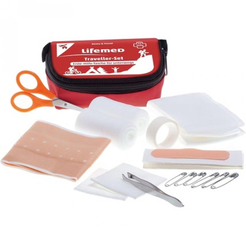 Lifemed First Aid Kit 8cm x 11.3cm x 6.1cm Travel