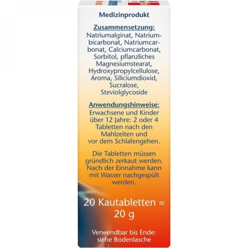 Doppelherz Acute Heartburn Protect - Medical Device for Heartburn, Acid Reflux Acid-related Stomach Complaints - 20