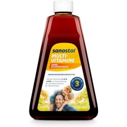 Sanostol Sugar-Free Multi-Vitamins for Children 3 and Adults Supports Healthy Immune System with Vitamins A and D 460ml