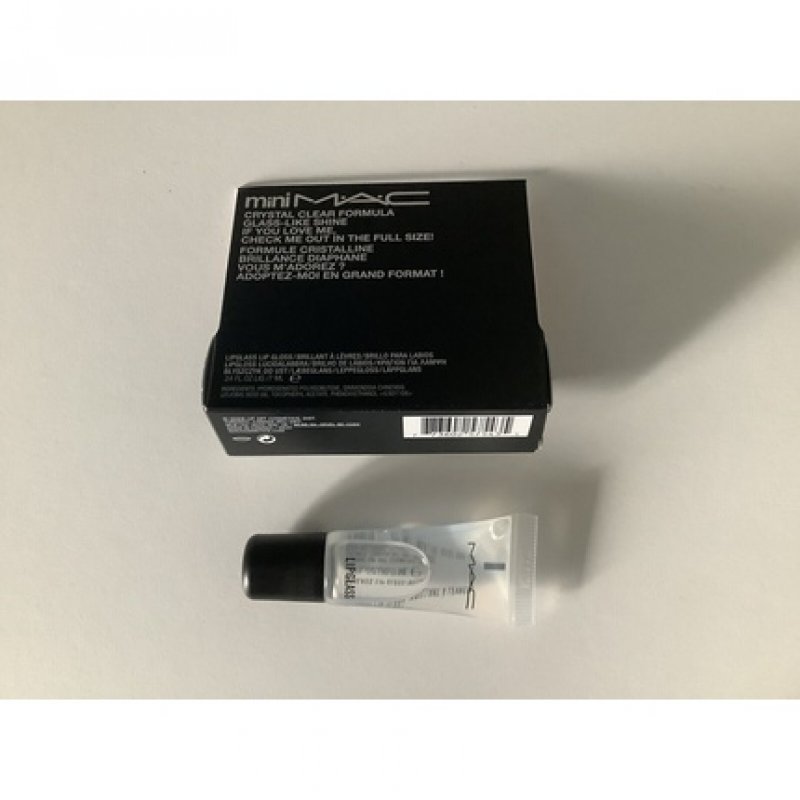 MAC Lip Glass Clear 7ml Mini Crystal Clear Formula
