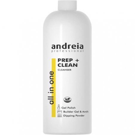 Andreia Professional All In One Prep and Clean for Dipping, Gel Polish, Builder Gel and Acrylic Nails 1 Litre