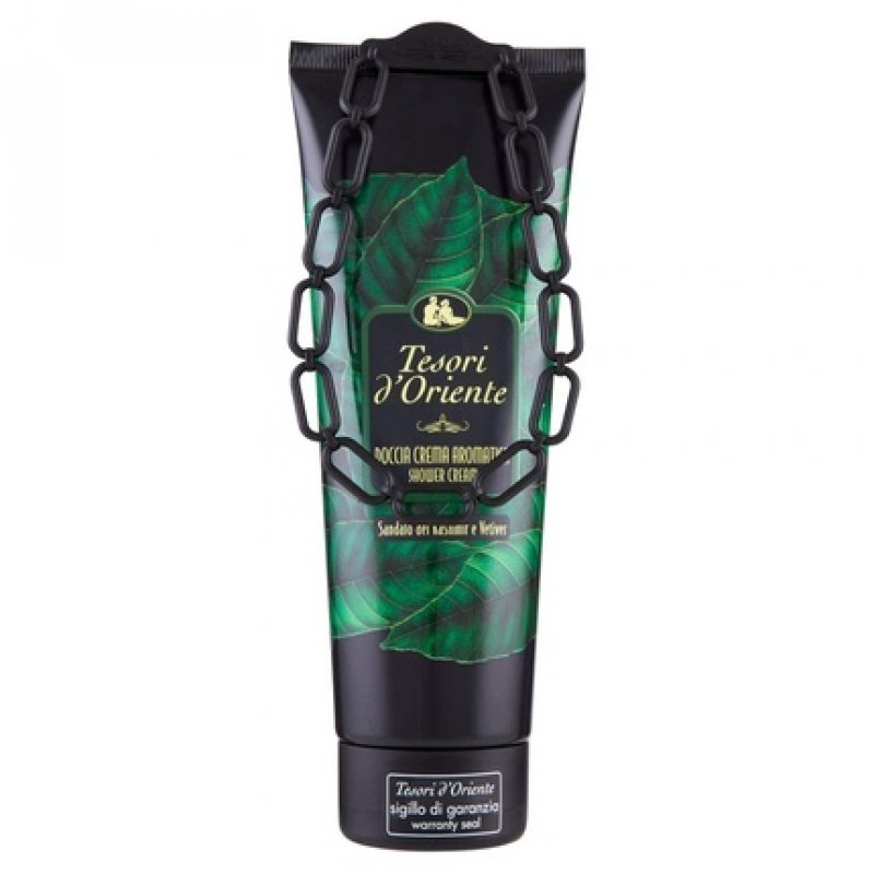 Tesori d'Oriente Kashmir Sandalwood and Vetiver Shower Cream 8.45 Fluid Ounce 250ml - Italian Import