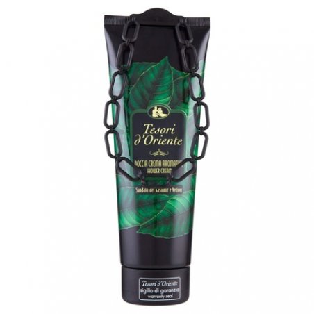 Tesori d'Oriente Kashmir Sandalwood and Vetiver Shower Cream 8.45 Fluid Ounce 250ml - Italian Import