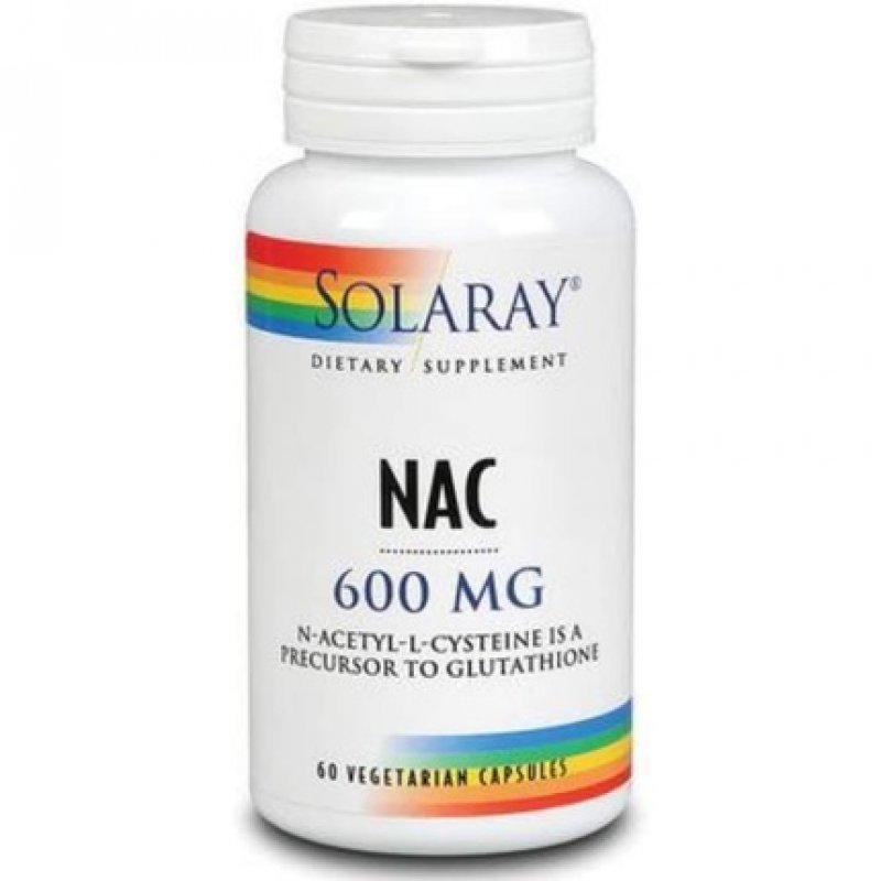 Solaray NAC N-Acetyl-L-Cysteine Supplement 600mg