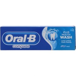 Oral-B Complete Mouthwash and Whitening Toothpaste 75ml