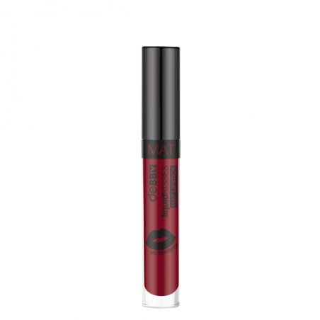 deBBY liquidKISSES 09 rouge noire Mat