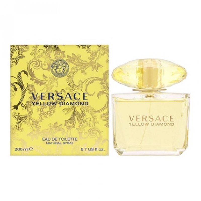 Versace Yellow Diamond for Women Eau de Toilette Spray Floral 6.7 Fl Oz