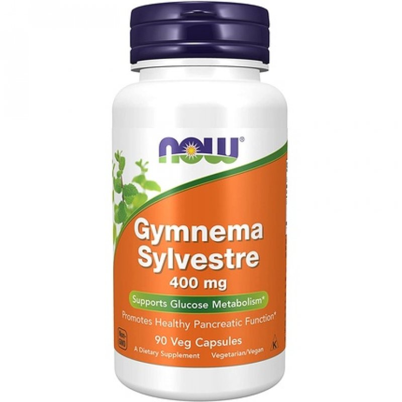 NOW Gymnema Sylvestre 400mg Glucose Metabolism Support 90 Veg Capsules