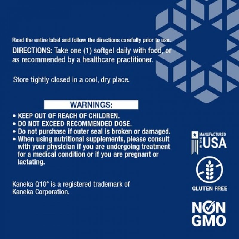 Life Extension Super-Absorbable CoQ10 with d-Limonene 100mg 60 Softgels