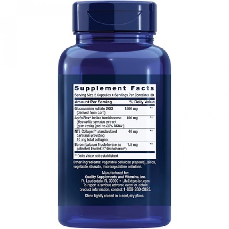 Life Extension ArthroMax Advanced with NT2 Collagen & AprèsFlex Capsules Joint Health Comfort & Mobility Formula 60