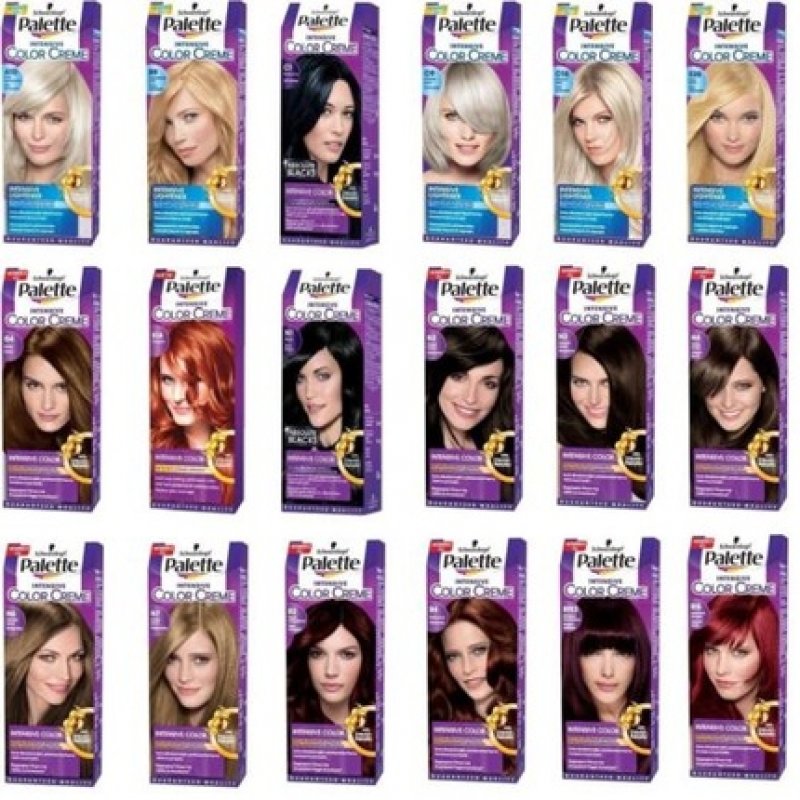 Schwarzkopf Palette Intensive Permanent Hair Color Cream 30 Different Shades
