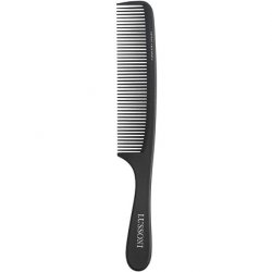 T4B LUSSONI Handle Comb Anti-Static and Shatterproof Carbon Detangling Comb with Coarse Teeth for Thin and Thick Hair