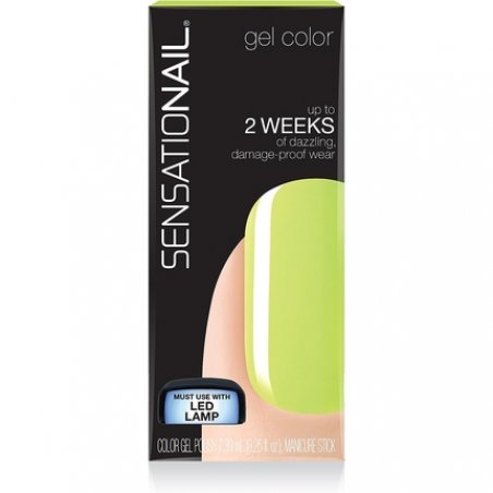 Sensationail 7.39ml Original Nail Polish Gel Kiwi Green