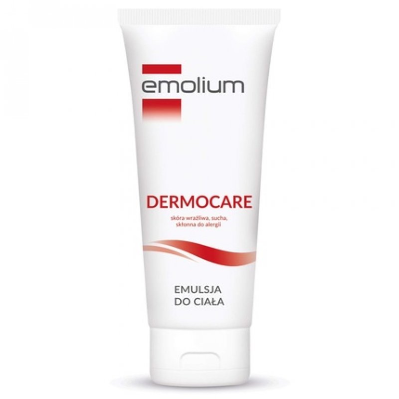 Emolium Dermocare Emulsion for Body from 1st Day of Life - Dry, Sensitive, Dirt-Repellent Skin for Allergies 200ml