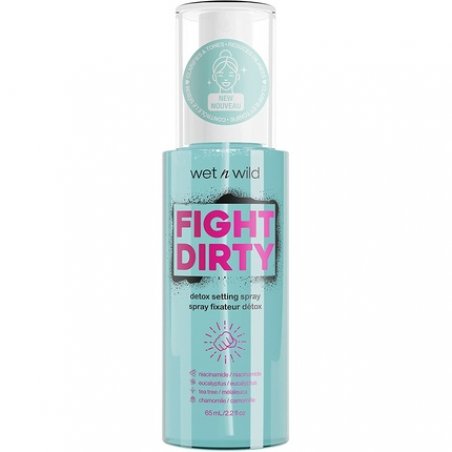 Wet n Wild Fight Dirty Makeup Clarifying Setting Spray with Hydrating and Balancing Formula - Natural Finish