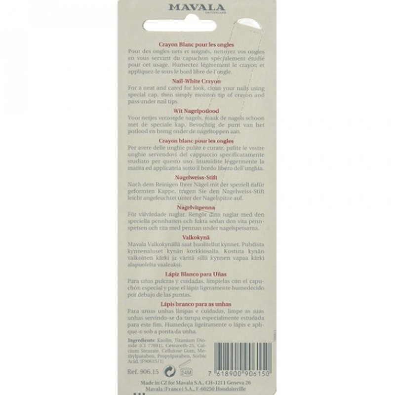 Mavala Nail Lapiz White Blister 1 Unit