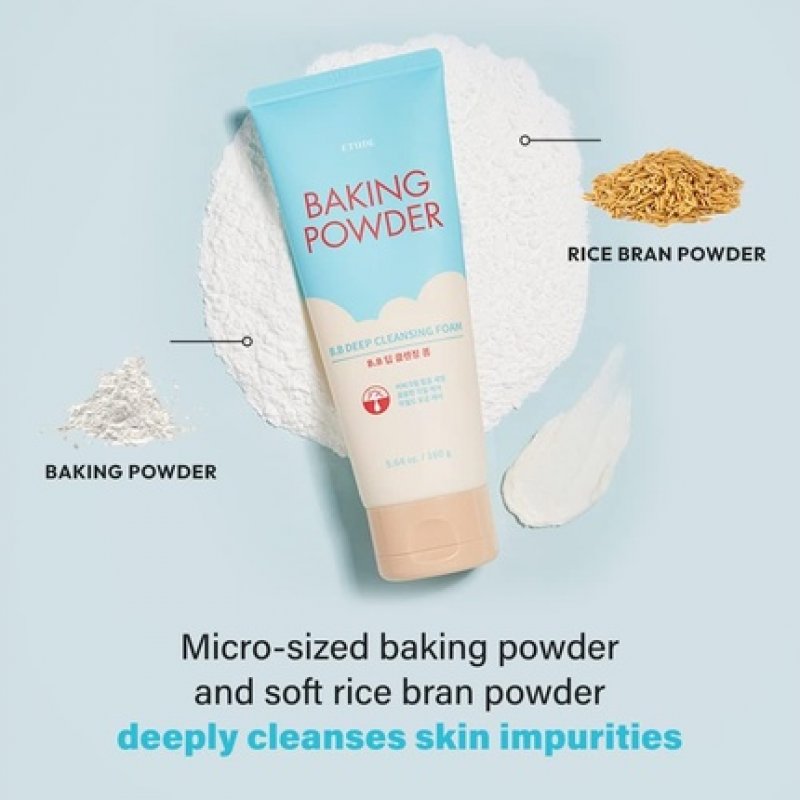 Etude House Baking Powder B.B Deep Cleansing Foam 160ml 21AD