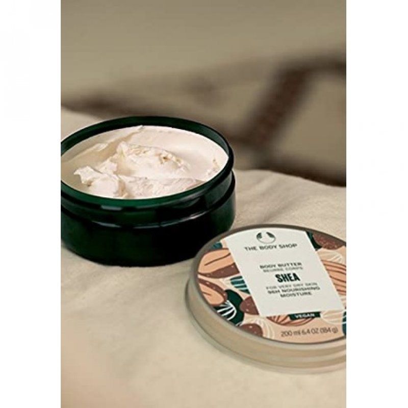 The Body Shop Shea Body Butter 96 Hours Moisture for Dry Skin Vegan 200ml