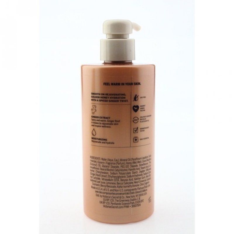 Victoria's Secret Pink Honey Ginger Rejuvenating Body Lotion 14 fl oz