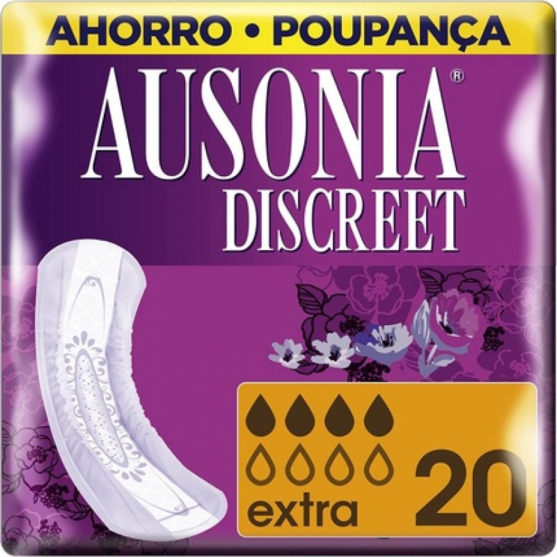 Ausonia Discreet Pads for Incontinence Extra 20 Units