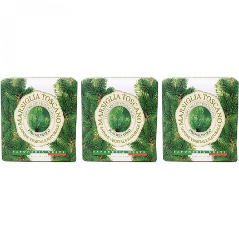 Saponeria Nesti Firenze Marsiglia Toscano Pino Selvatico Triple Milled Vegetal Soap 200g/7oz