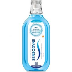 Sensodyne Cool & Fresh Daily Mouthwash with Fluoride 500ml for Sensitive Teeth