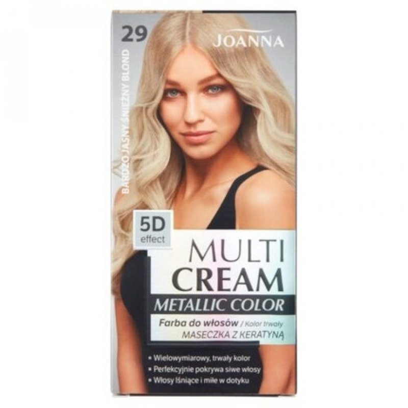 Joanna Multi Cream Metallic Color Hair Dye 29 Very Light